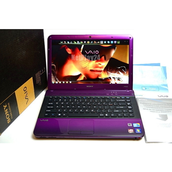 Laptop Sony Vaio VPCEA3L1E i3 ATI1GB 3GB 500GB Win7 LED14 HDMI Kamera Notebook